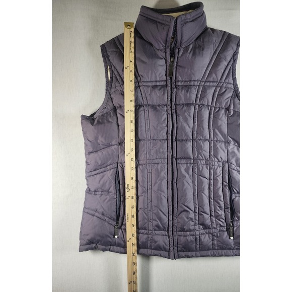 Vintage Style Woolrich Womens Small Amethyst Full Zip Puffer Vest Style 18508 - Picture 2 of 8